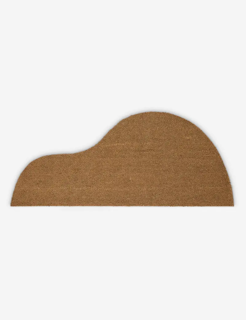 Drop-Shaped Jute And Cotton Doormat – Sarah Sherman Samuel Studio 2