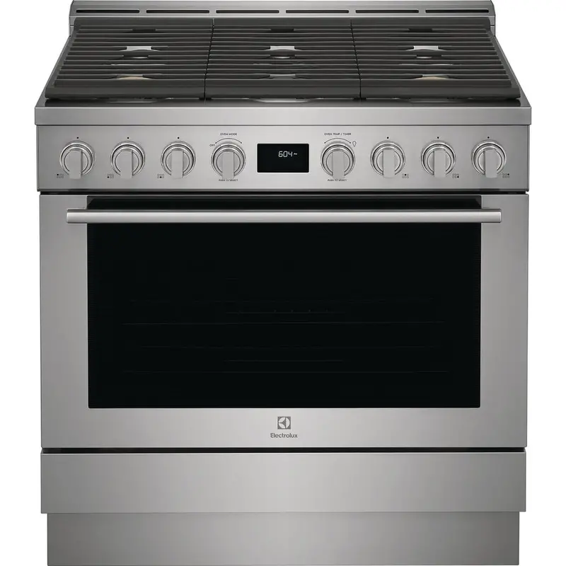 Electrolux 36-Inch Freestanding Gas Range With Convection Ecfg3668As 1