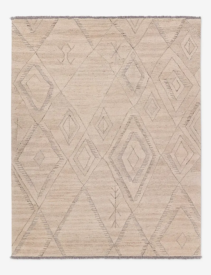 Esca Soft Hand-Tufted Wool Moroccan-Style Rug 1