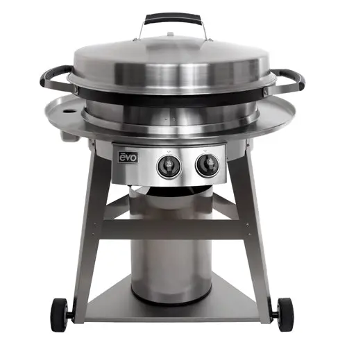 Evo Professional Freestanding Wheeled Grill Cart With 30" Cooktop 1