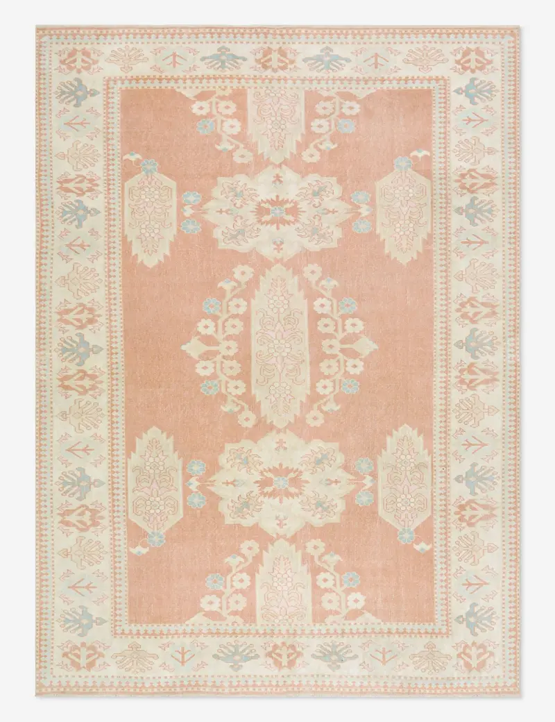 Expansive Turkish Wool Rug, Hand-Knotted & Distinctive, 6'8" X 9' – No. 490 1