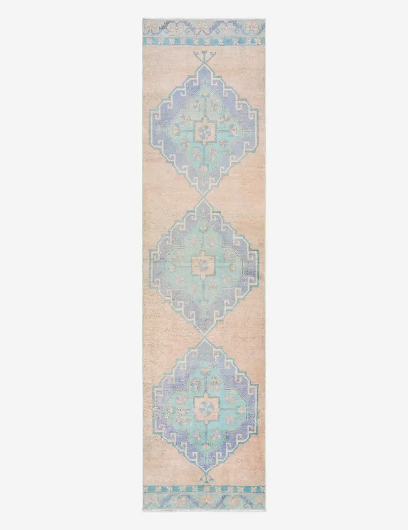 Extended Turkish Wool Runner Rug – 3' X 12' (No. 278) 1