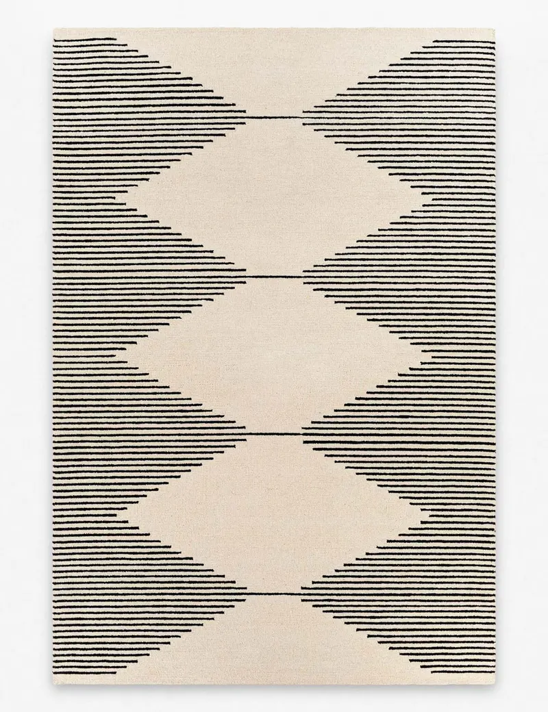 Felix Hand-Tufted Wool Living Room Rug 1