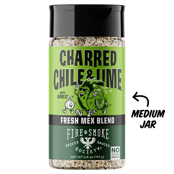 Fire & Smoke Society Charred Chile & Lime Rub – Smoky Citrus Spice Blend 1
