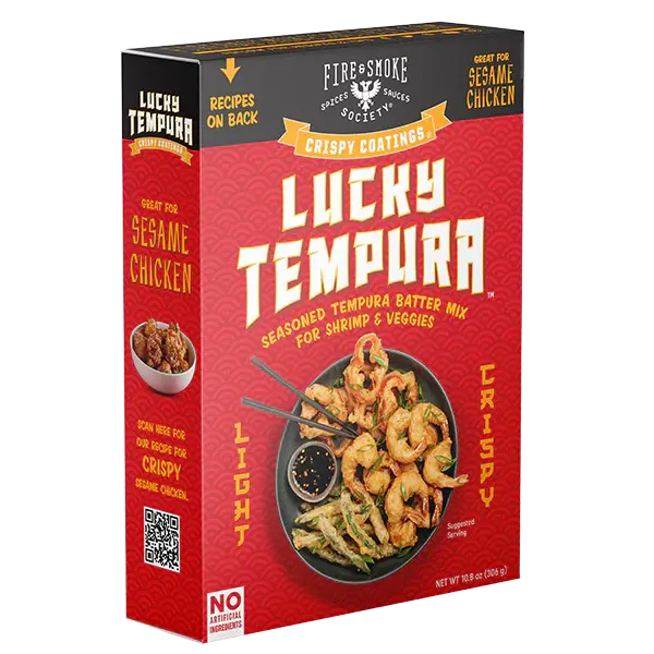 Fire & Smoke Society Lucky Tempura Crispy Coating – Light, Crunchy Breading Mix 1