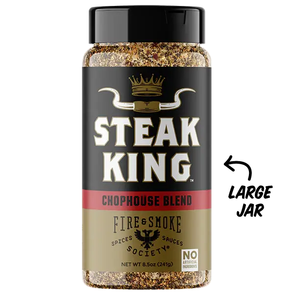Fire & Smoke Society Steak King Rub – Bold Beef-Enhancing Seasoning 1