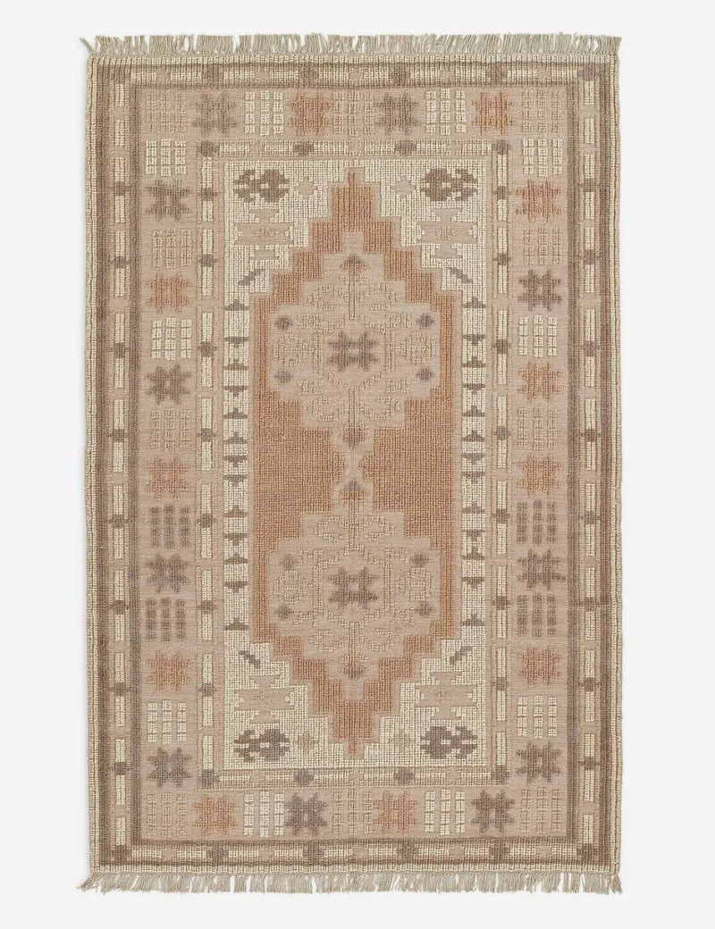 Fitch Flatweave Wool Rug – Minimalist Scandinavian Style 1