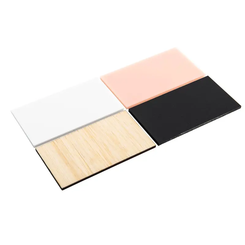 Flat Acrylic And Bamboo Identification Tags (Unlabeled) 1