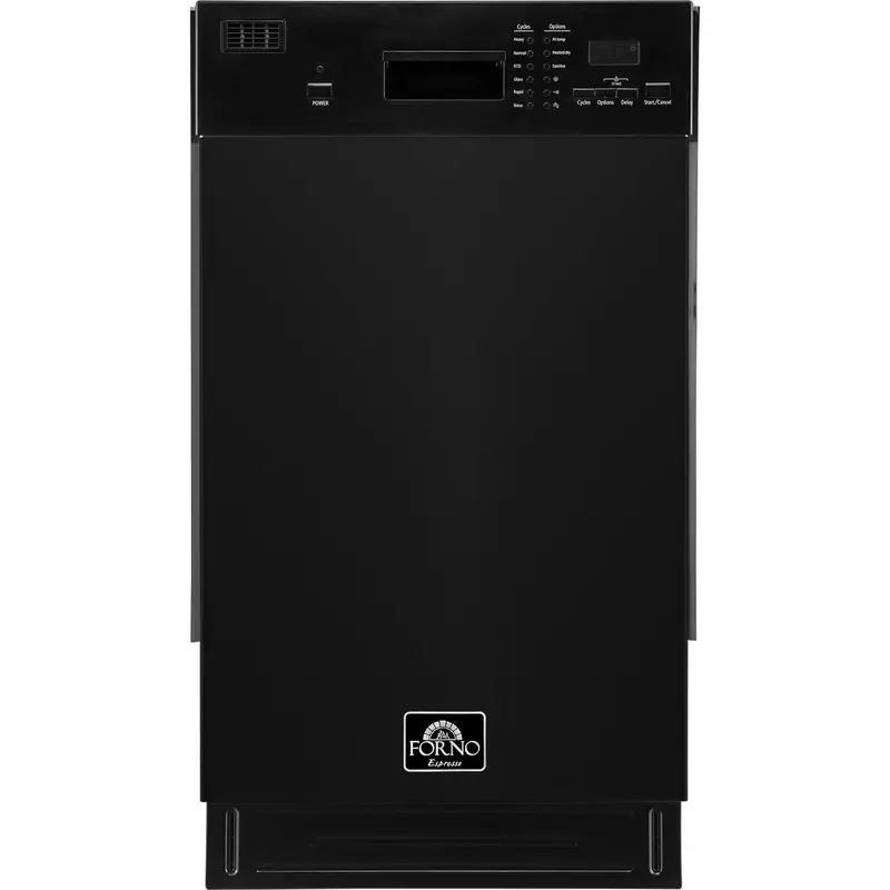 Forno 18-Inch Built-In Dishwasher With Programmable Delay Start Fdwbi8041-18Blk 1