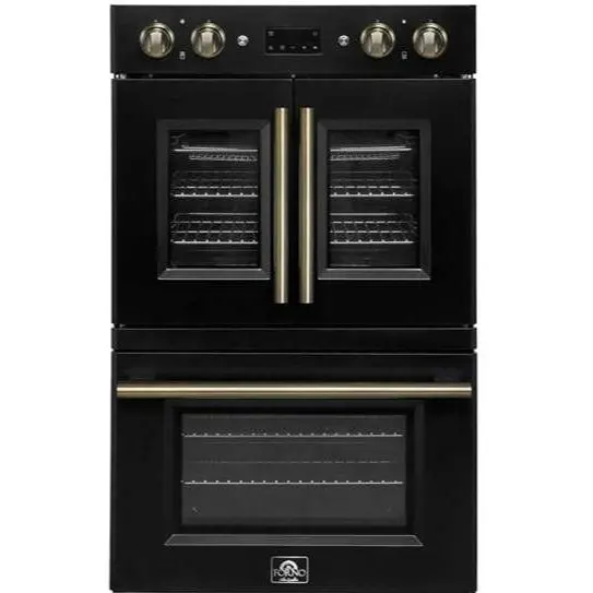 Forno 30-Inch Double Built-In Wall Oven Featuring Dual True Convection And 7.36 Cu. Ft. Capacity Fboel1340-30Blk 1