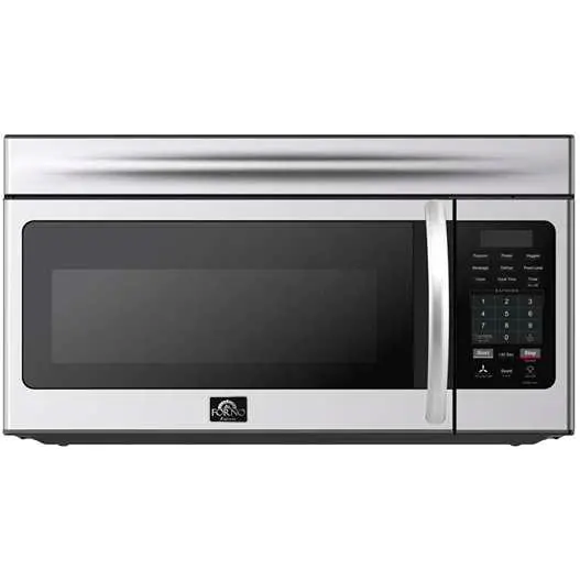 Forno 30-Inch Otr Microwave With Hidden Vent Hood And 1.6 Cu. Ft. Interior Fotr3007-30 1