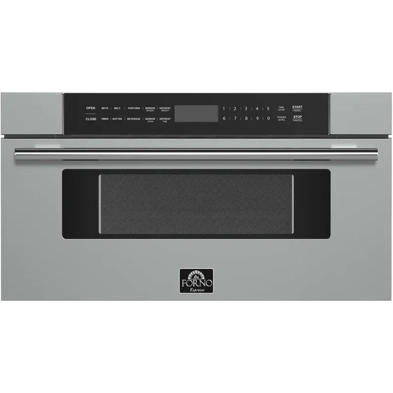 Forno 30-Inch Premium Microwave Drawer – 1.2 Cu. Ft., Stainless Accents Model Fmwdr3000-30 1