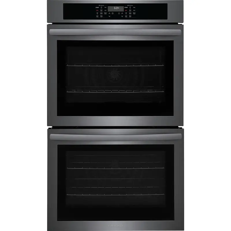 Frigidaire Gallery 30" Built-In Double Wall Oven – 10.6 Cu. Ft. Total With Air Fry And Black Stainless Finish Fcwd3030Ad 1