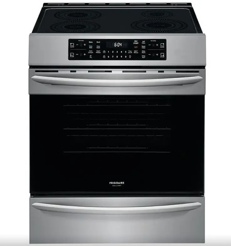 Frigidaire Gallery 30-Inch Stainless Steel Freestanding Induction Range – Open-Box Cgih3047Vf 1