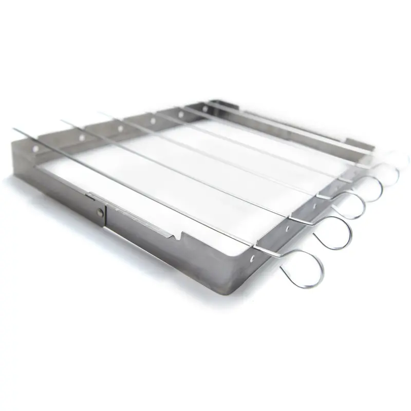 Grill Pro Stainless Steel Shish Kebab Skewer Set 1