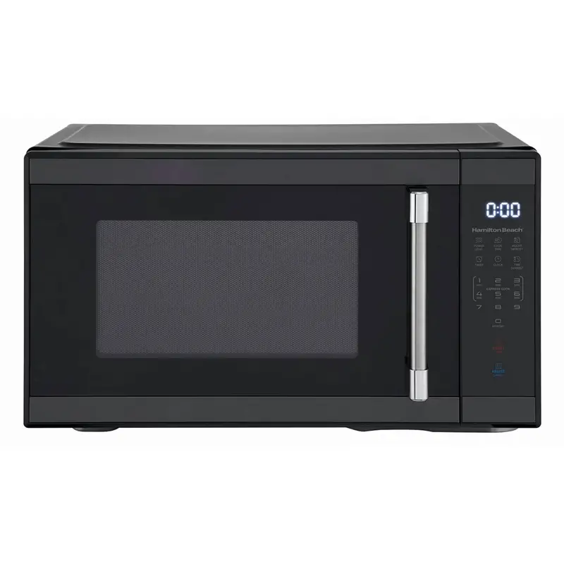 Hamilton Beach 1.1-Cu-Ft Countertop Microwave Oven – Black & Stainless Steel Hb61B100027880 (Open-Box) 1