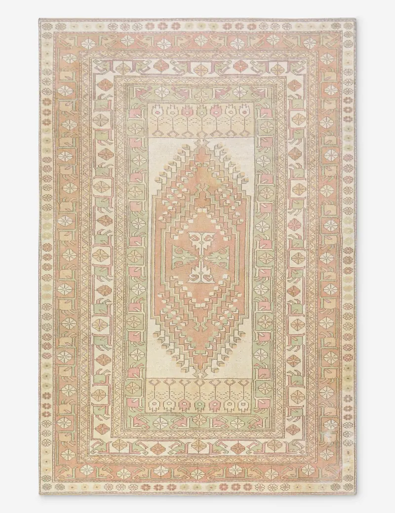 Hand-Knotted Turkish Wool Rug – 5' X 7' 4" (No. 474) 1