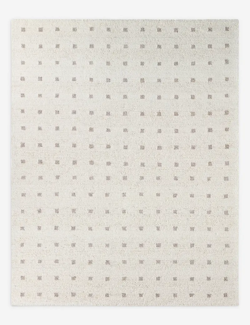 Hand-Tufted Wool Area Rug – Phelps Luxe Living Room Carpet 1