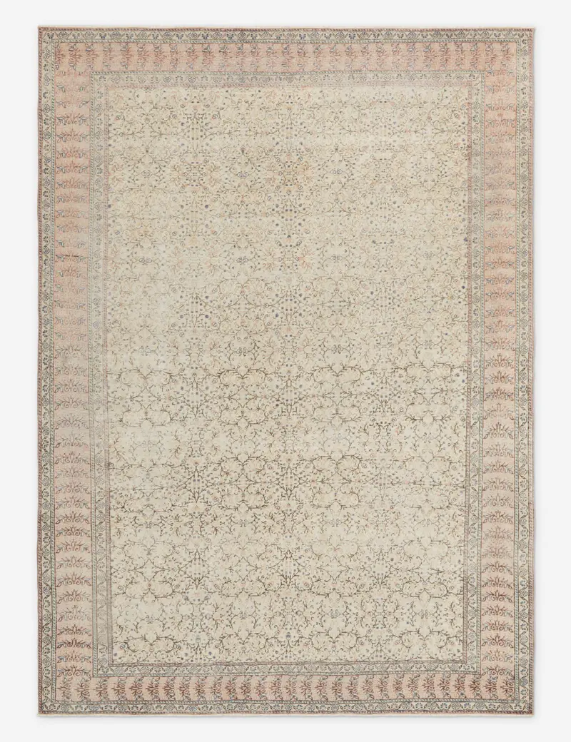 Handcrafted Turkish Wool Area Rug — 6'5" X 9'3" 1