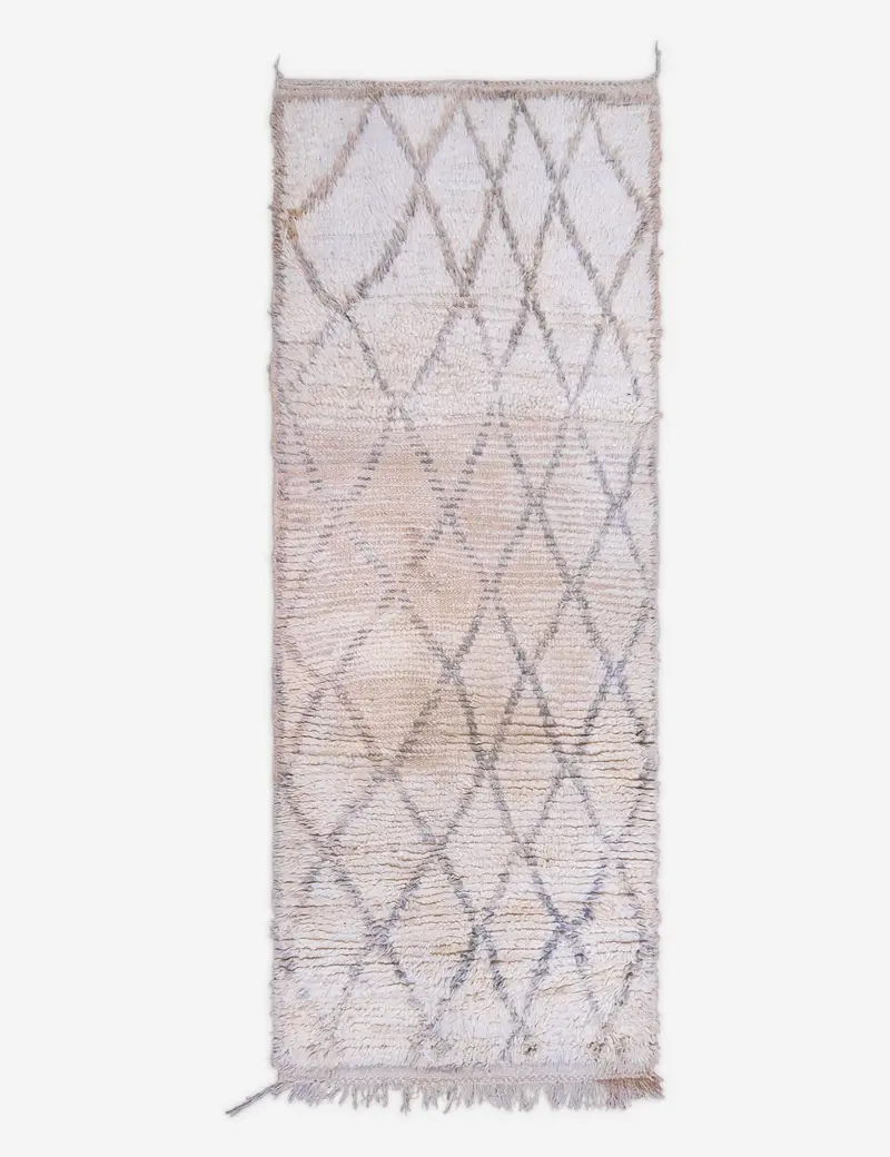 Handwoven Moroccan Runner Rug – 2'7" X 7'1" (No. 17) 1