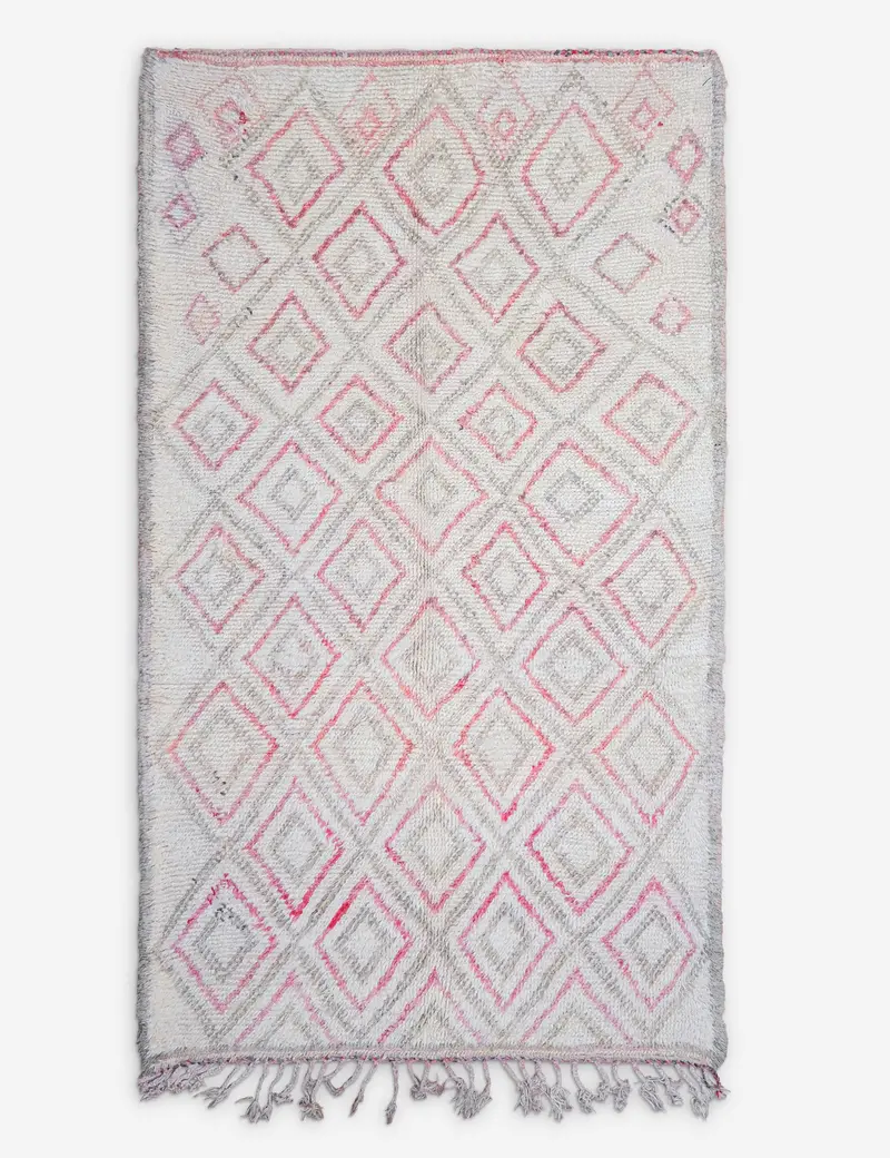 Handwoven Vintage Moroccan Rug – 5'4" X 9' (No. 98) 1