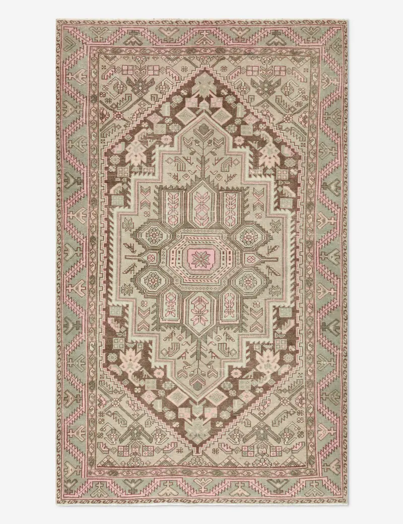 Heritage Turkish Area Rug No. 430 — 4'1" X 6'9" Hand-Knotted Wool 1