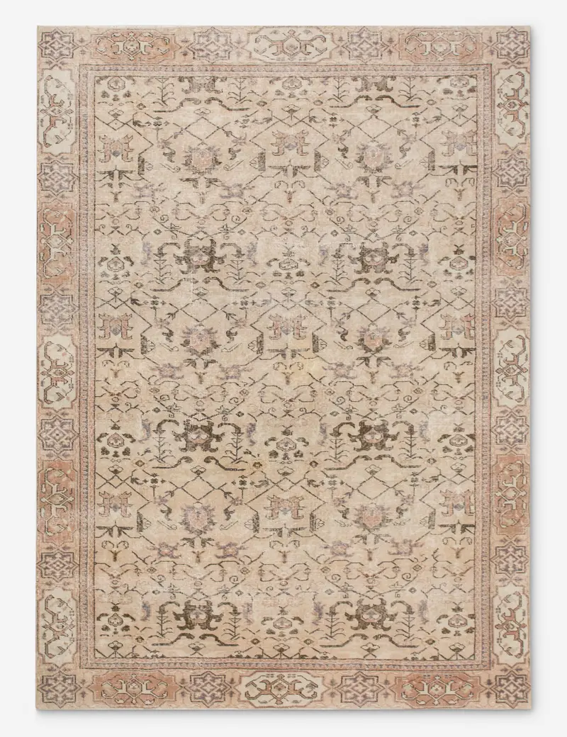 Heritage Turkish Wool Area Rug – Hand-Knotted, 6'4" X 10', No. 539 1