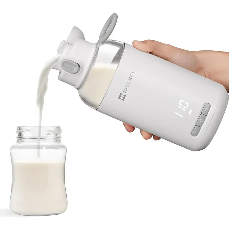Hiyakoi Portable Cordless Milk Warmer – 9Oz Travel-Friendly Bottle Heater With 6-Hour Heat Retention 1