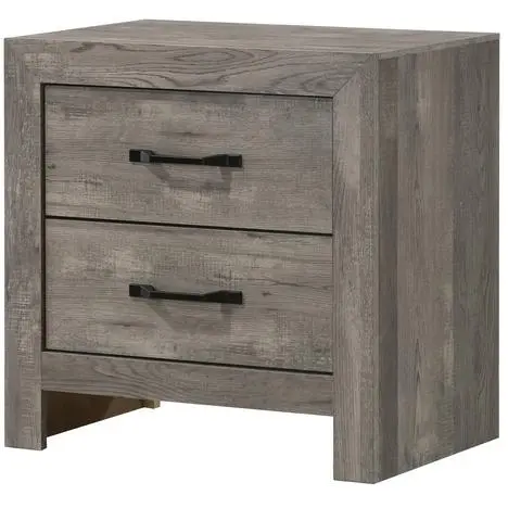 Ifdc Charlotte 2-Drawer Nightstand 1