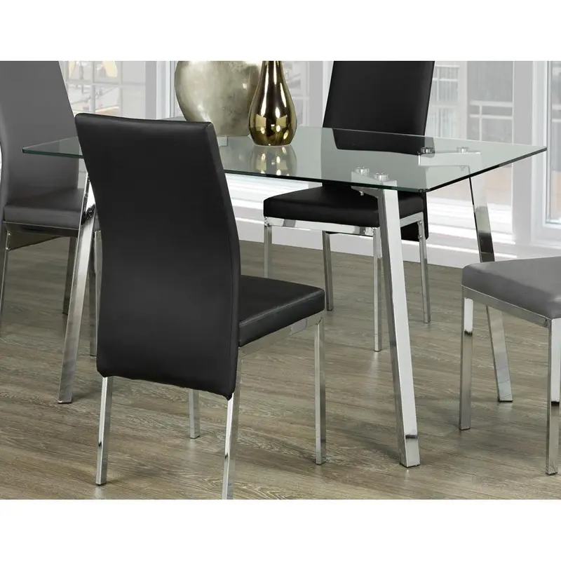 Ifdc Clear-Glass Dining Table T5065 1