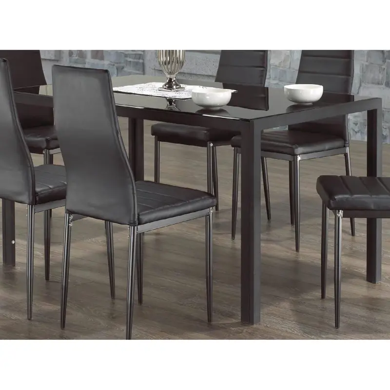 Ifdc Glass-Top Dining Table T5054 1