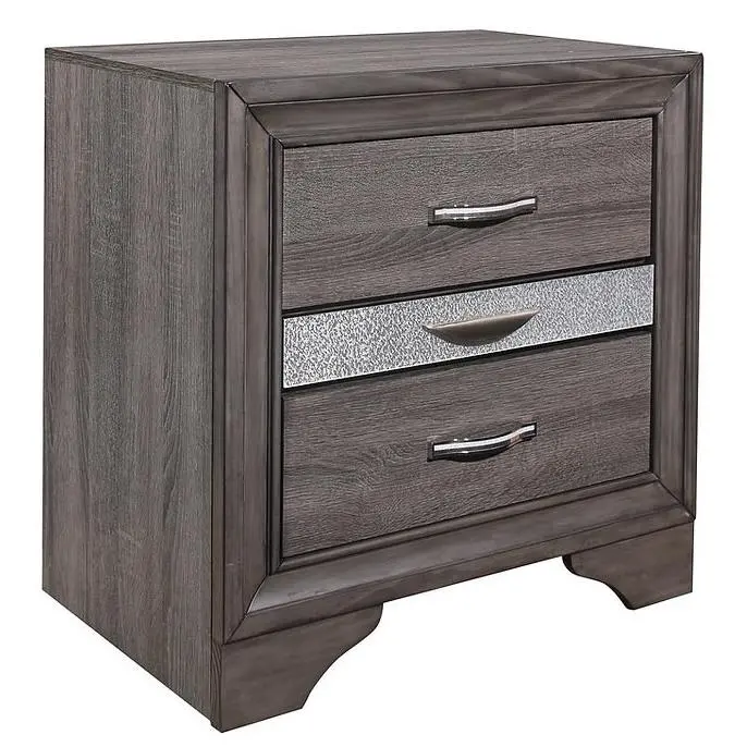 Ifdc Harper 3-Drawer Nightstand 1
