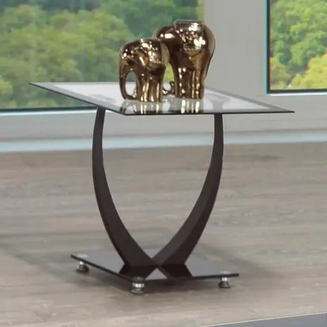 Ifdc If 2007-E Elegant Side Table With Curved Legs 1