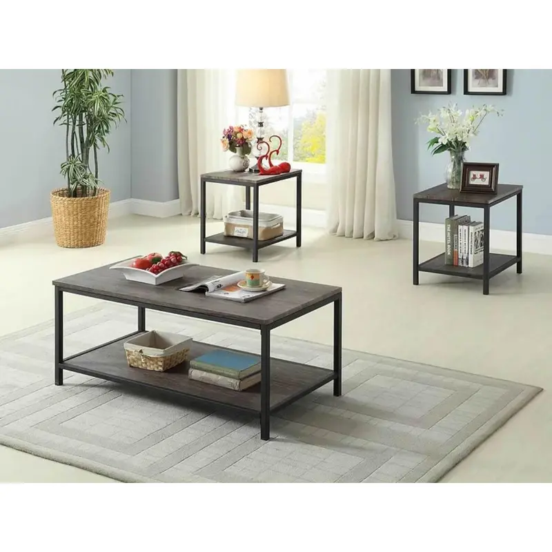 Ifdc If-2008 Living Room Table Set – Contemporary Design 1