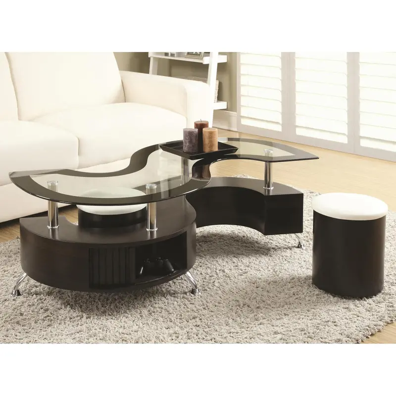 Ifdc If 2050 Industrial-Style Coffee Table 1