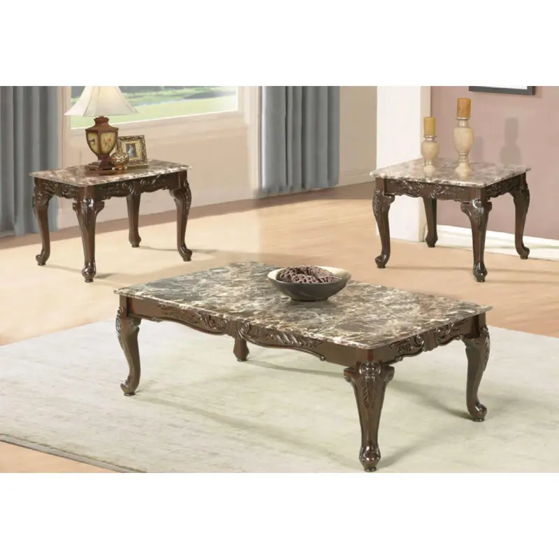 Ifdc If 2070 Tiered Living Room Table Ensemble 1