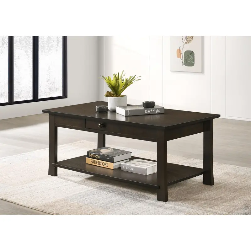 Ifdc If-3200 Minimalist Low Coffee Table 1