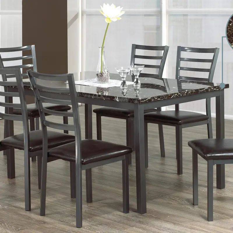Ifdc Marble-Top Dining Table T1027 1