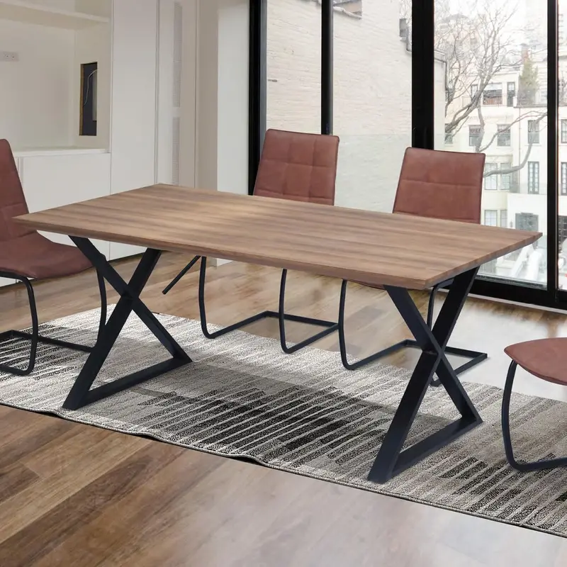 Ifdc Pedestal Dining Table T1812 – Smooth Glass Surface 1