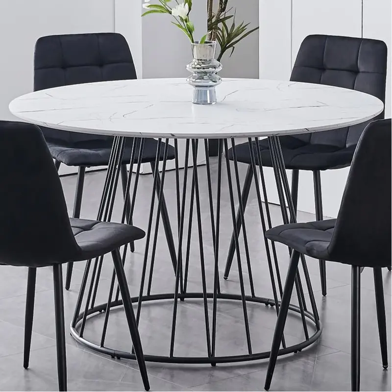 Ifdc Round Dining Table T-1590 – Central Pedestal Design 1