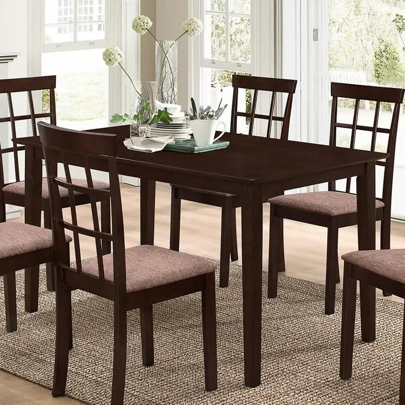 Ifdc Solid Wood Dining Table T1045 – Rustic Elegance 1