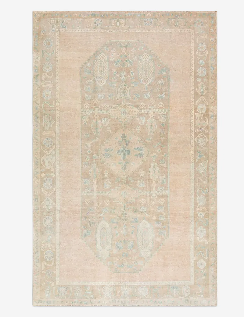 Imposing Turkish Wool Rug, Hand-Knotted Antique Grandeur, 6'1" X 9'8" – No. 482 1