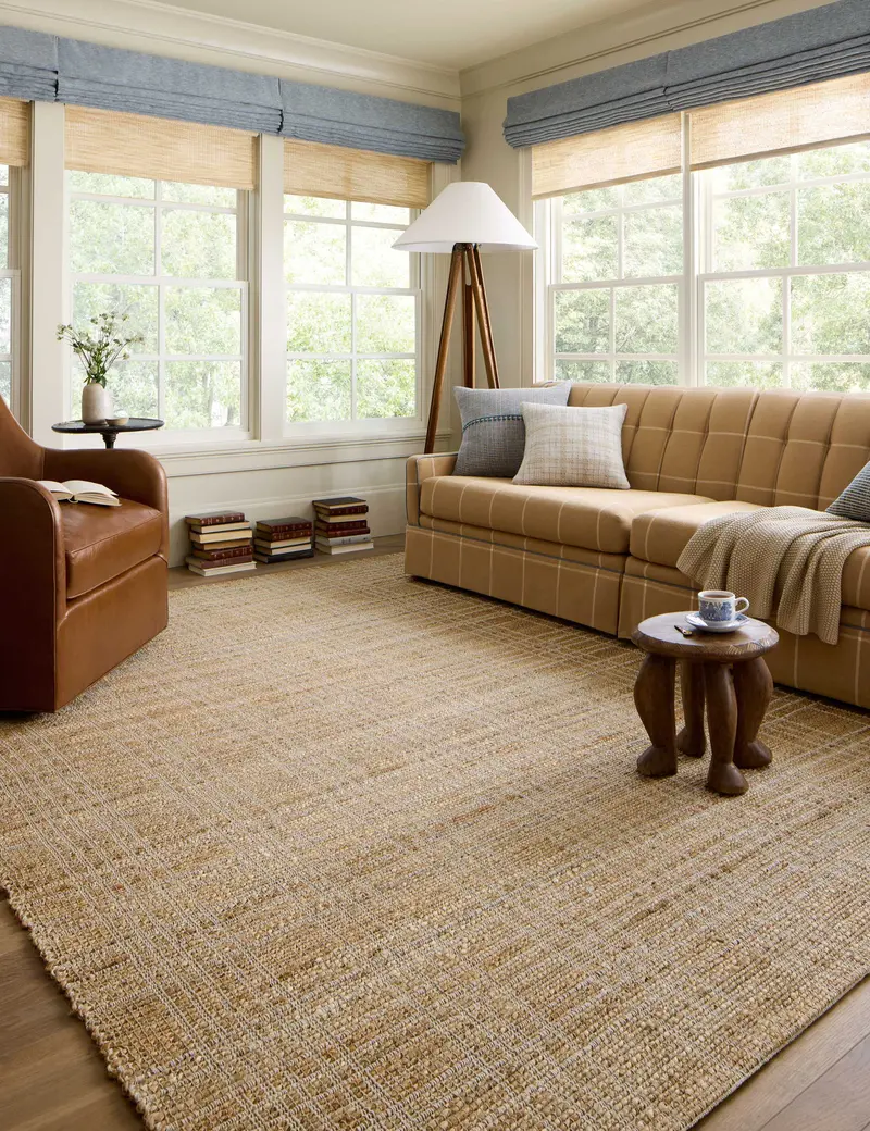 Judy I Natural Jute Area Rug – Textured Flatweave By Chris Loves Julia X Loloi 1
