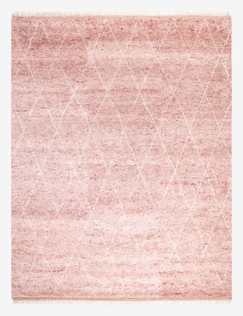 Kaeli Moroccan-Style Hand-Knotted Wool Shag Rug 1