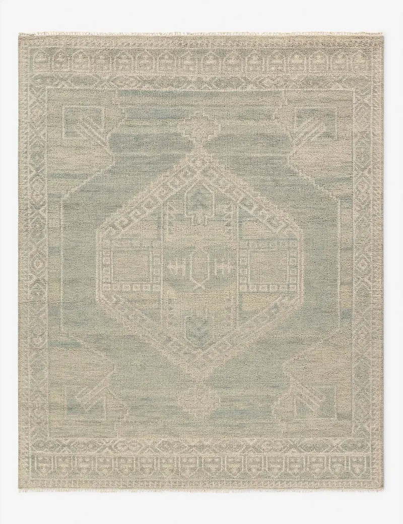 Kahlo Luxe Hand-Knotted Wool Area Rug 1