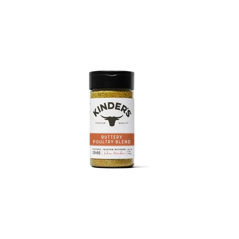 Kinder’S Buttery Poultry Seasoning – Rich Herb Blend, 5 Oz Jar 1