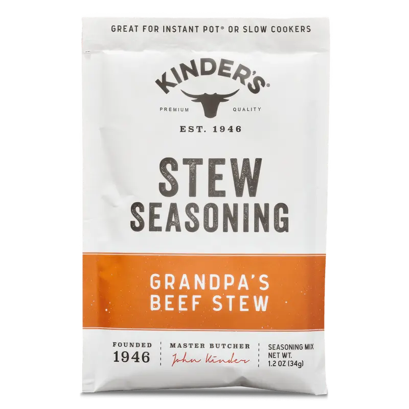 Kinder’S Grandpa’S Beef Stew Seasoning – Hearty Slow-Cook Mix, 1.2 Oz Packet 1