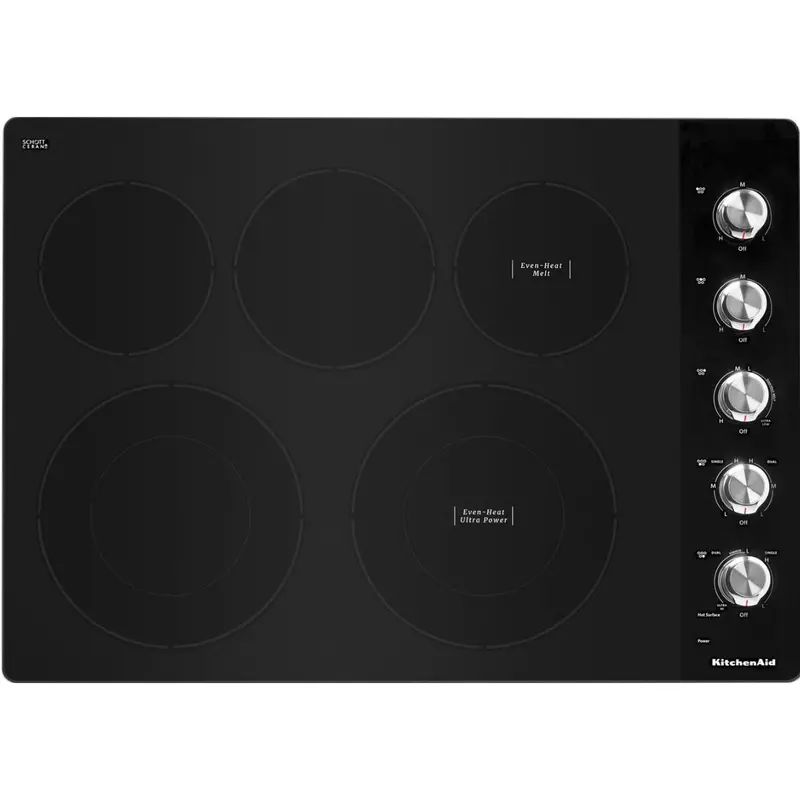 Kitchenaid 30-Inch Built-In Electric Cooktop With Four Heating Elements – Kces550Hss 1