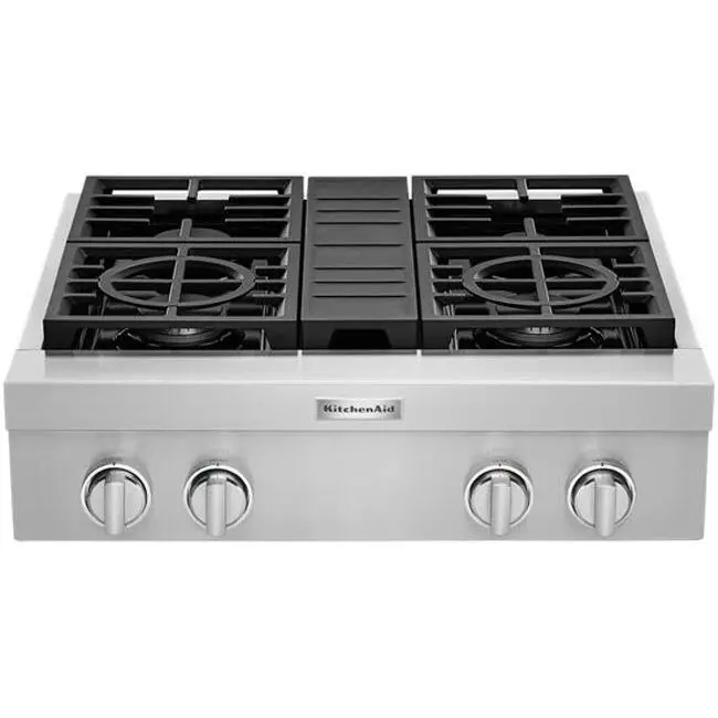 Kitchenaid 30-Inch Built-In Gas Cooktop With Ultra Power™ Dual-Flame Burners – Kcgc500Jss 1