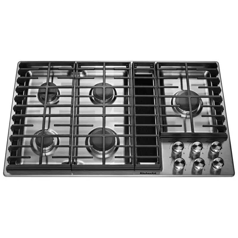 Kitchenaid 36-Inch Built-In Gas Cooktop Kcgd506Gss 1